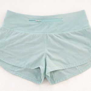 Lululemon Hotty Hot LR 2” Shorts Mint (HTF) Size 4